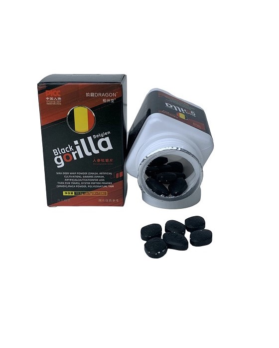 Black Gorilla Belgien- Ginseng Oyster Tablets