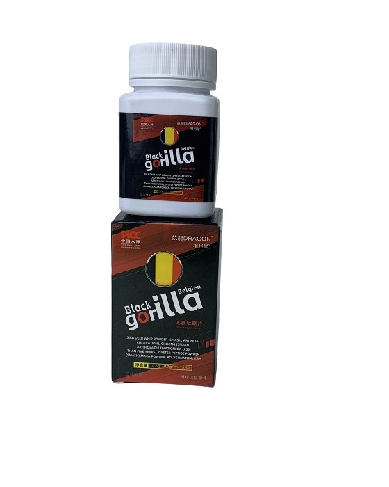 (image for) Black Gorilla Belgien- Ginseng Oyster Tablets