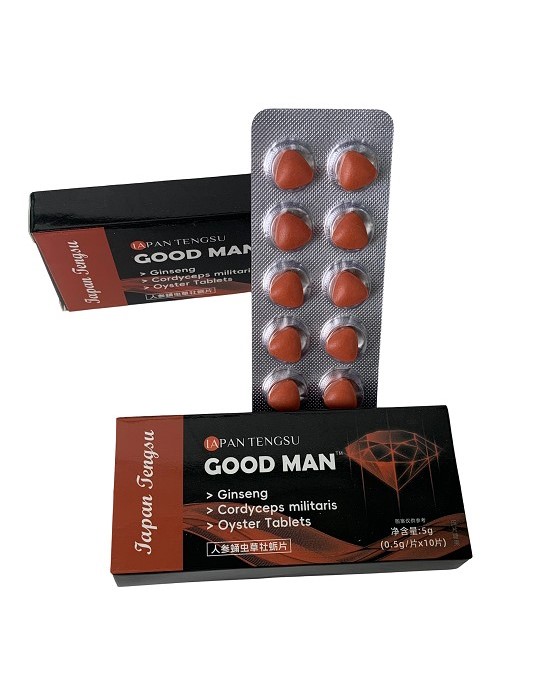 (image for) GOOD MAN Ginseng Cordyceps Oyster Tablets