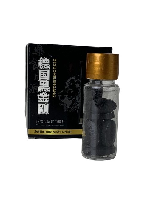 Germany black king kong(De Guo Hei Jin Gang)Maca Oyster Cordyceps Tablets