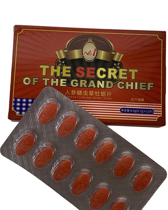 (image for) The Secret of the grand chief-Ginseng, Cordyceps, and Oyster Tablet