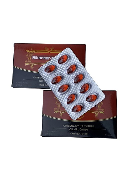 Sikanaer-e-Azam Ginseng, Oyster, and Krill Oil Gummy Candy