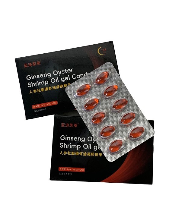 Ginseng Oyster Shrimp Oil gel Candy