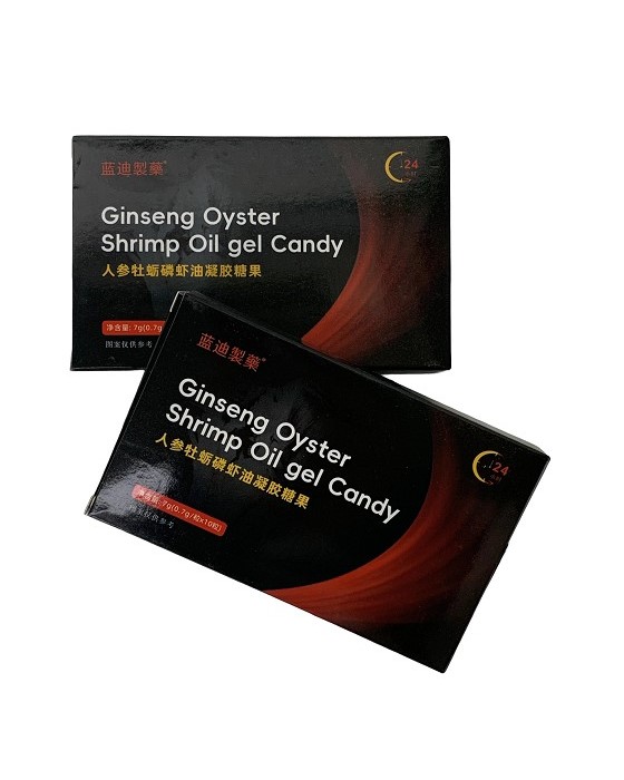 Ginseng Oyster Shrimp Oil gel Candy